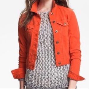 Pilcro orange denim jacket